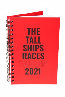 THE TALL SHIPS RACES 2021 punane märkmik