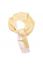 Great Natural Alpaca kollase-valge säbruline alpakavillane sall