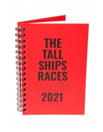 THE TALL SHIPS RACES 2021 punane märkmik