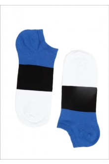 Low-cut cotton socks in the colours of the Estonian flag