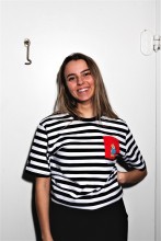 THE TALL SHIPS RACES 2021 stirped shirt with a red pocket 