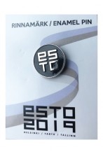 Black pin badge ESTO