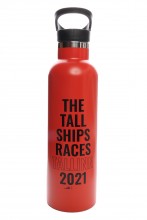 THE TALL SHIPS RACES 2021 red water bottle 