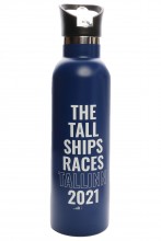 THE TALL SHIPS RACES 2021 blue water bottle 