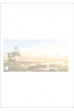Envelopes with a picture of swamp, 114 x 229 mm, 10 pcs