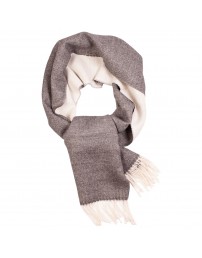 Great Natural Alpaca white-grey alpaca wool scarf