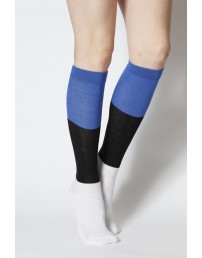 EESTI women's cotton knee-highs in the colours of the Estonian flag