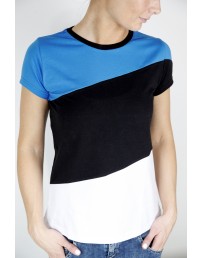 Women's T-shirt in the colours of the Estonian flag