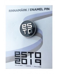 Black pin badge ESTO