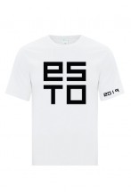 Хлопковая футболка ESTO, цвет: белый