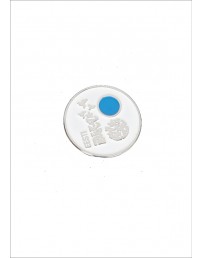 Нагрудный значок с магнитным креплением и изображением символа Эстонии – ласточкой