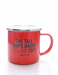 Металлическая кружка красного цвета THE TALL SHIPS RACES 2021